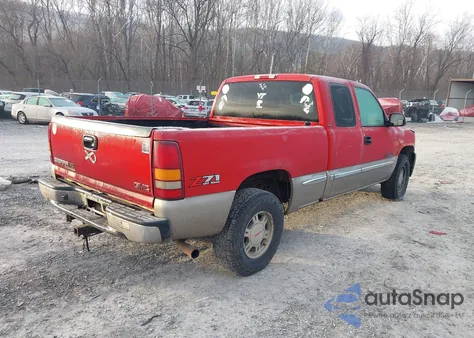 2002 GMC Sierra 1500 Sle z USA, uszkodzony, nr VIN 2GTEK19T721375040